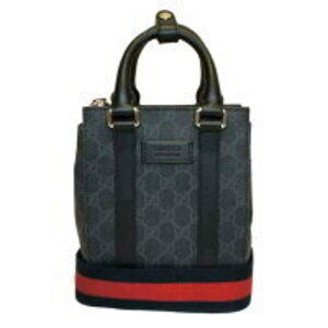 GUCCI GG Supreme Tote Bag Black